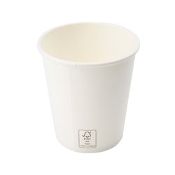 Copo de Papel Branco 200ml - FSC - Parede Simples caixa 1000 unidades