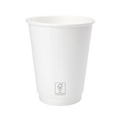 Copo de Papel Branco 400ml - FSC - Parede Dupla caixa 500 unidades