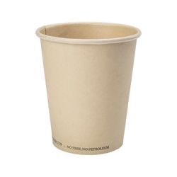 Copo de Bambu Parede Simples 270ml caixa 1000 unidades
