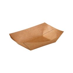 Medium Kraft Food Truck Tray - BOPP Coating caixa 500 unidades