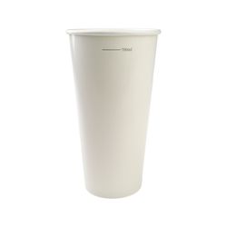 Copo de Papel Branco com Duplo Revestimento 700ml caixa 500 unidades