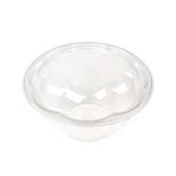 Bowl PET-VIG Cristal 1200ml com Tampa PET Cristal