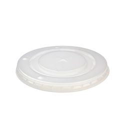 Tampa Plana PS 90mm com Furo para Canudo