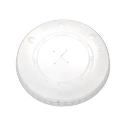 Tampa Plana PS 80mm com Furo para Canudo
