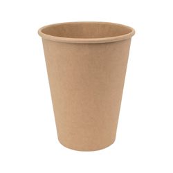 Copo Polpa Virgem Papel Kraft 400ml - Parede Simples caixas 1000