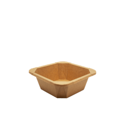 Square Kraft Bowl 400ml