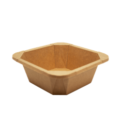 Square Kraft Bowl 1200ml